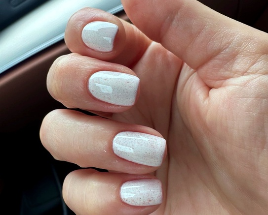 Speckled Nail Design at Nail Loft